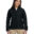 Ladies embroidered black full zip fleece