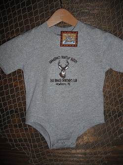 gray baby clothing