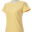 Yellow Ladies embroidered short sleeve shirt