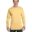 Embroidered yellow long sleeve t shirt