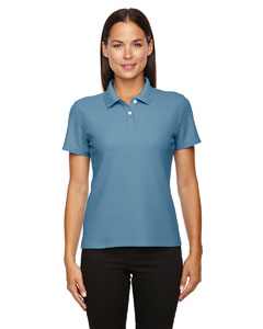 Girl in a Blue Polo shirt