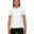 Ladies embroidered white polo shirt