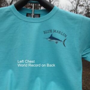 blue round neck shirt