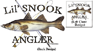 The fishing apparel snook chest design III